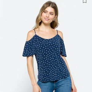 Kaileigh Cold Shoulder Knit Top